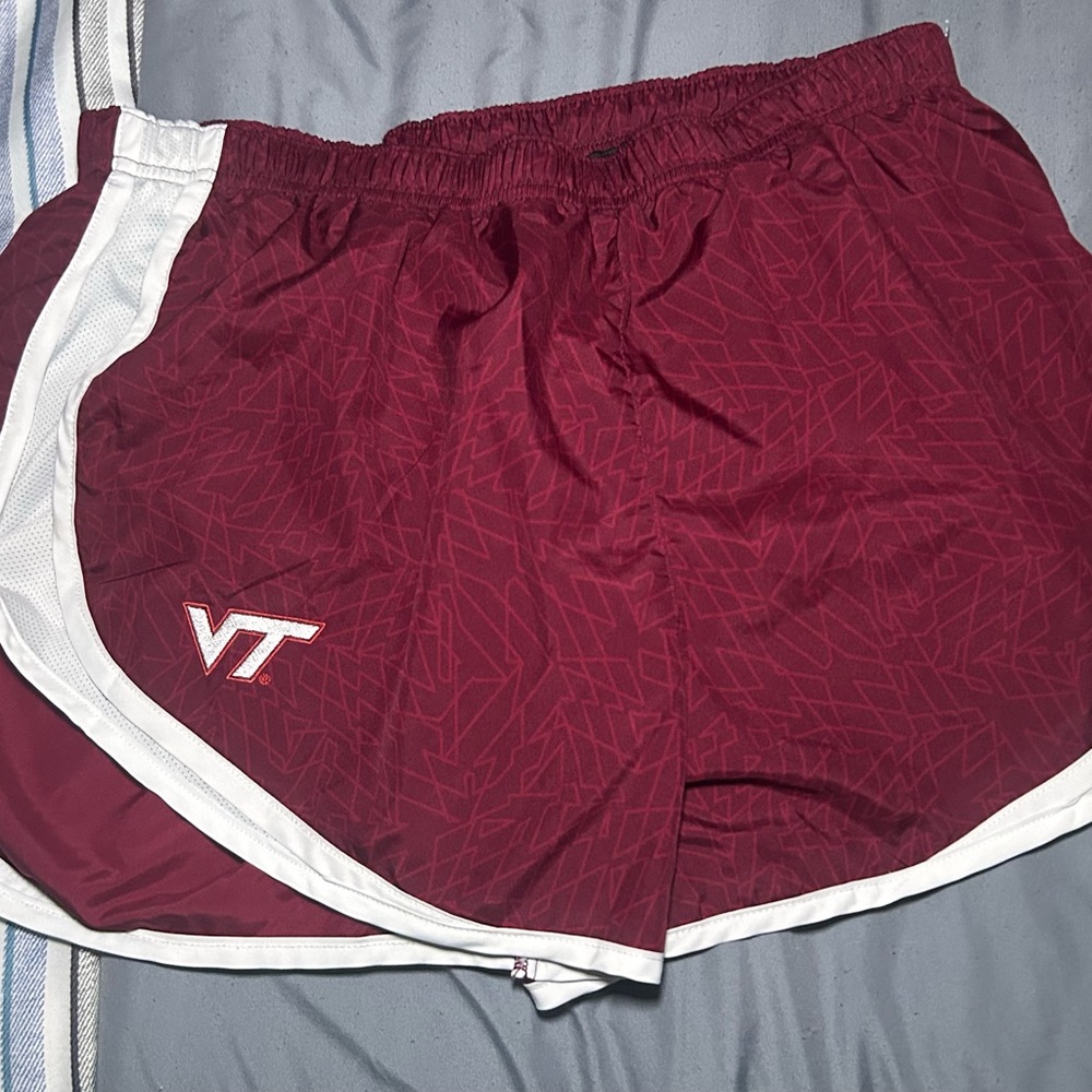 Women's Maroon Athletic Shorts